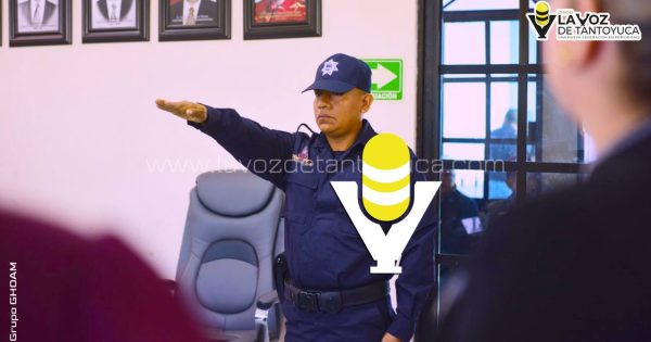 Designa Ayuntamiento de Tantoyuca a Comandante de la Policía Municipal