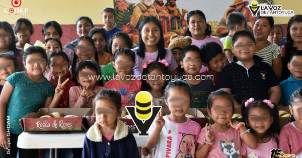 DIF Municipal fortalece la convivencia familiar con rosca de Reyes en Amecatipa, Benito Juárez