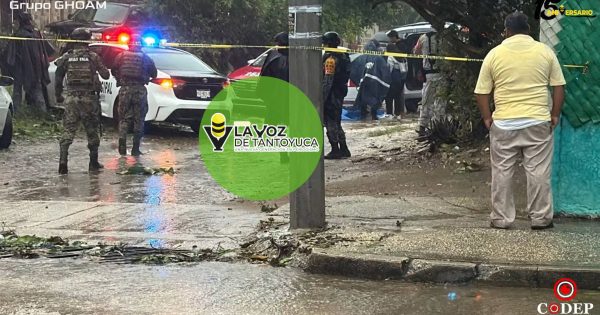 Ejecutan a taxista cuando salía de su domicilio en Coatzacoalcos