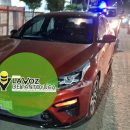 Fémina provoca choque por alcance en Tantoyuca; solo daños materiales