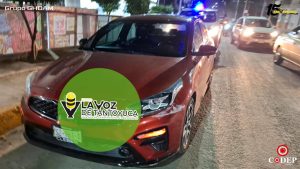 Fémina provoca choque por alcance en Tantoyuca; solo daños materiales