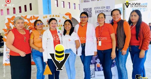 Benito Juárez se une al Día Naranja; alzan la voz contra la violencia