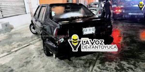 Aseguran vehículo en la calle Del Ganado