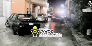 Aseguran vehículo en la calle Del Ganado