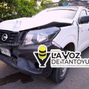 Despistado automovilista choca por alcance contra tractocamión