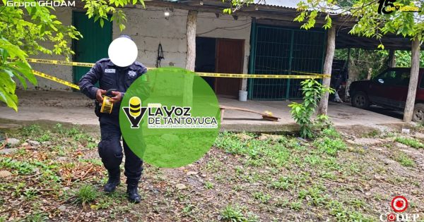 Localizan sin vida a un hombre en su domicilio en Tempoal