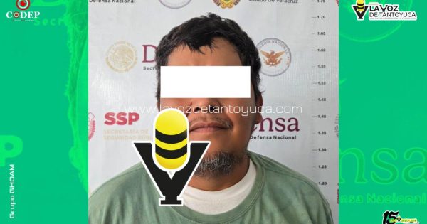 Detienen a sujeto por lesiones dolosas en Pánuco