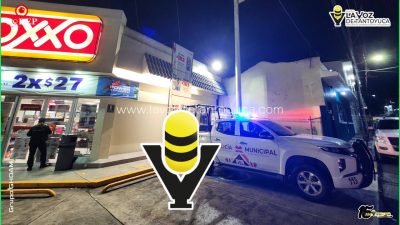 Asaltan tiende conveniencia en Papantla; delincuente logró huir