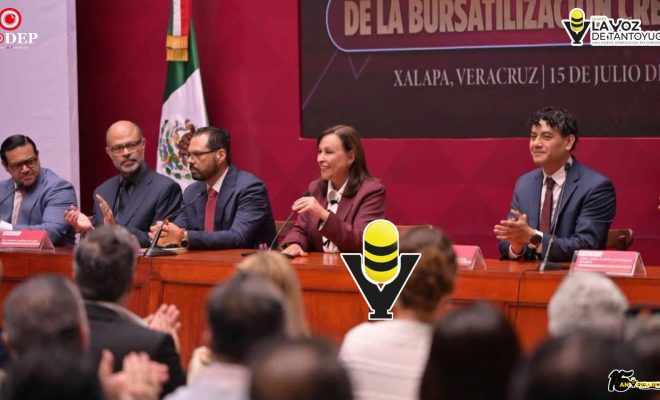 Participa Alcalde de Ixcatepec Obed Melgoza en evento que pone fin a la bursatilización crediticia de 199 municipios