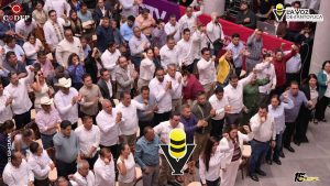 Participa Alcalde de Ixcatepec Obed Melgoza en evento que pone fin a la bursatilización crediticia de 199 municipios