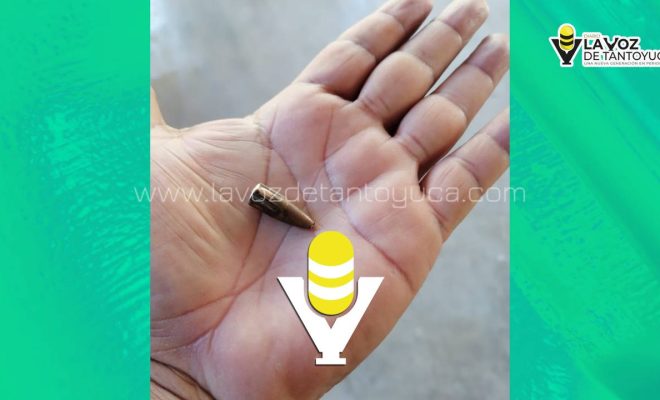 Por poco se registra una tragedia: bala perdida cae sobre una casa