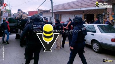 Detienen a policías municipales en operativo en Coscomatepec