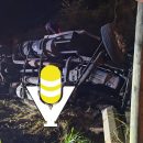 Vuelca tractocamión en la vía rápida al Tajín; operador resultó ileso