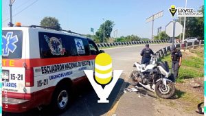 Dos personas resultan heridas en aparatoso choque, en Papantla 