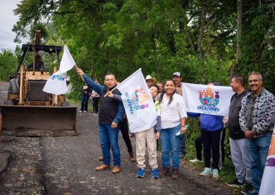 Alcalde Obed Melgoza encabeza banderazo de obra número 16 en La Guásima