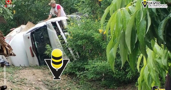 Vuelca pipa de gas LP en Chicontepec; no se reportan personas lesionadas