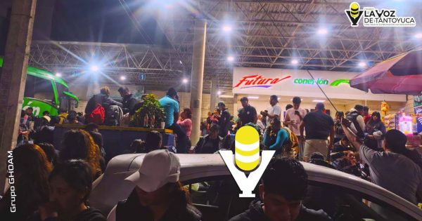 Se registra un descontrol en la central de autobuses por retraso en salidas