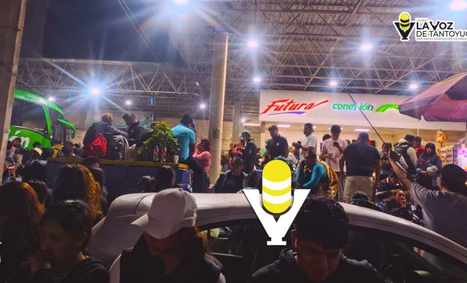 Se registra un descontrol en la central de autobuses por retraso en salidas