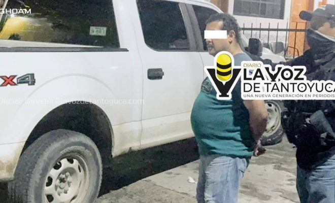 Cae cantinero en operativo de cateo en Tantoyuca