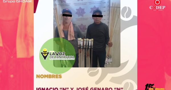 En Coatepec detienen a dos hombres por detonación de piroctenia sin autorización