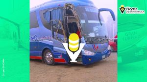 Se accidenta autobús que salió de Huejutla en Tamaulipas