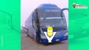 Se accidenta autobús que salió de Huejutla en Tamaulipas