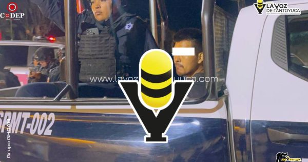 Detienen a hombre por presunto intento de robo a tienda Oxxo, en Tantoyuca