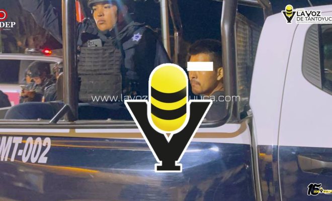 Detienen a hombre por presunto intento de robo a tienda Oxxo, en Tantoyuca