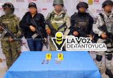 En Tempoal, en operativo de cateo, aseguran sustancias ilícitas