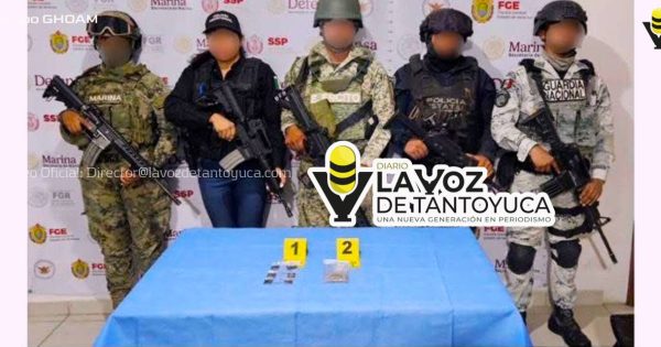 En Tempoal, en operativo de cateo, aseguran sustancias ilícitas