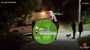 Joven motociclista resulta lesionado tras derrapar en Tecomate