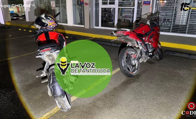 Intervienen a motociclistas por escapes ruidosos y falta de documentación en Tantoyuca