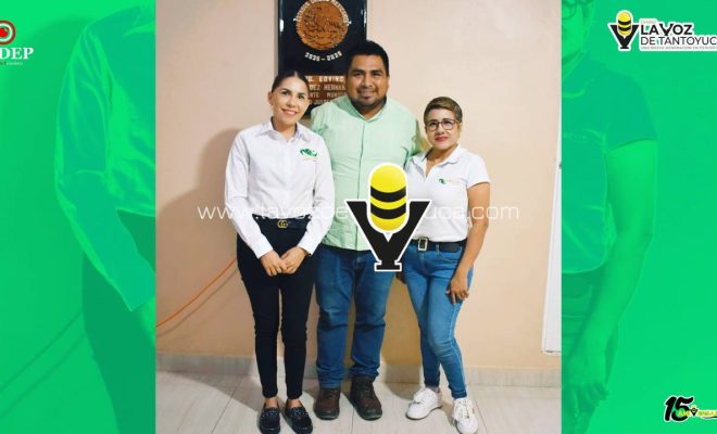 Alcalde Edvino Hernández fortalece lazos con sector educativo en Benito Juárez