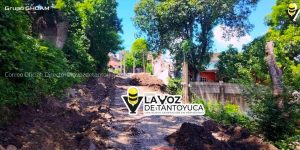 Gobierno Municipal pavimenta calle en la Ricardo Flores Magón