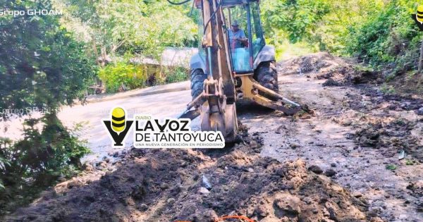 Gobierno Municipal pavimenta calle en la Ricardo Flores Magón