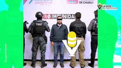 Detienen a alcalde de Cintalapa, Chiapas