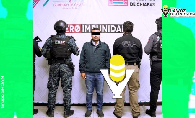 Detienen a alcalde de Cintalapa, Chiapas