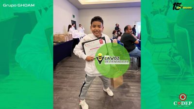 Niño de Chalma destaca en el Parlamento Infantil celebrado en Xalapa