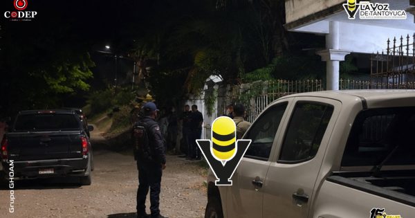 Reforzarán vigilancia en Tempoal tras ataque a balazos contra vivienda de regidora