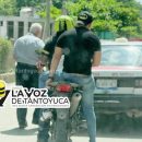 Motociclista choca por alcance sobre la Tametate