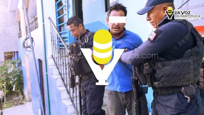 Hombre alcoholizado es detenido por alterar el orden
