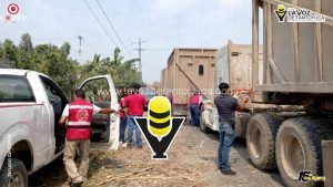 Muere hombre prensado por camión cañero en El Higo 