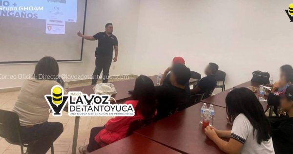 UECS imparte pláticas preventivas contra el secuestro y la extorsión