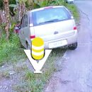 Vehículo termina fuera de la carretera en Chicontepec