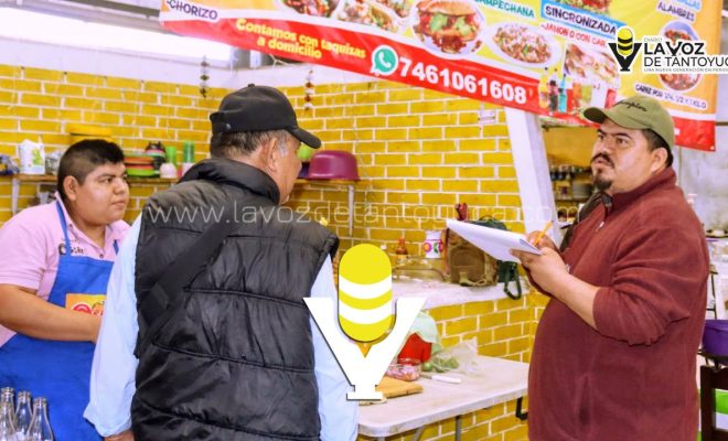 Autoridades realizan censo para impulsar el comercio local en Chicontepec