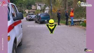 Falla mecánica provoca accidente en Tempoal; familia resulta ilesa