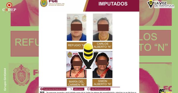 Avanza Veracruz en el combate a la extorsión y al secuestro; logra imputaciones en Poza Rica y Veracruz