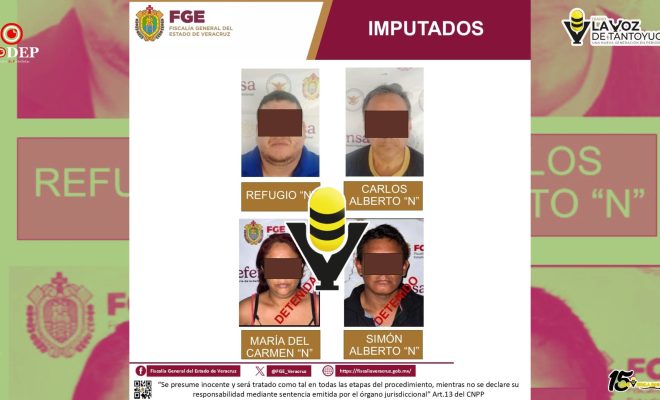 Avanza Veracruz en el combate a la extorsión y al secuestro; logra imputaciones en Poza Rica y Veracruz