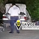 Ebrio impacta taxi y huye