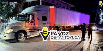 Aseguran tractocamión por causar daños al cableado eléctrico